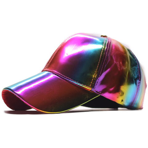 Sombreros de colores del Arcoíris que cambian, gorra de lujo, hip-hop, Back to the Future, Bigbang, g-dragon, de béisbol, flexible ► Foto 1/6