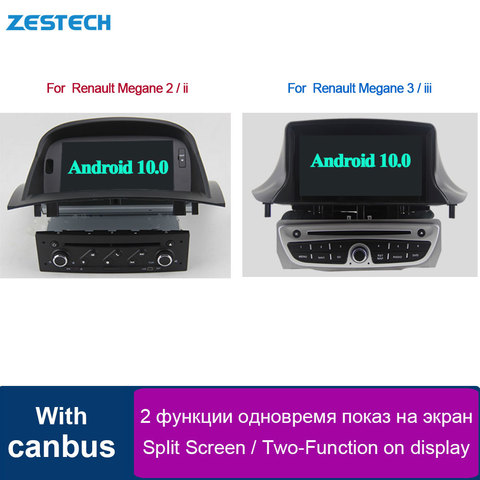 Android 1 din coche radio reproductor de dvd para Renault Megane 2 Fluence 2002-2008 SIM 4G LTE coche Unidad de GPS estéreo Multimedia ► Foto 1/6