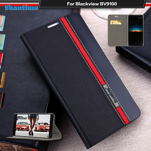 Luxury PU Leather Case For Blackview BV9100 Flip Case For Blackview BV9100 Phone Case Soft TPU Silicone Back Cover ► Foto 1/6
