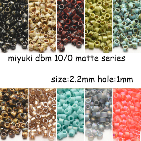 Miyuki importado de Japón suerte Delica cuentas 20 colores 2,2mm Dbm esmerilado Picasso semillas de 5G paquete ► Foto 1/6