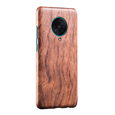 Funda de madera de nogal para Xiaomi POCO F2 Pro X2 Redmi K30 /K30 Pro zoom 5G, cubierta de parte posterior de madera de caoba, palisandro, madera de Bambú ► Foto 1/6