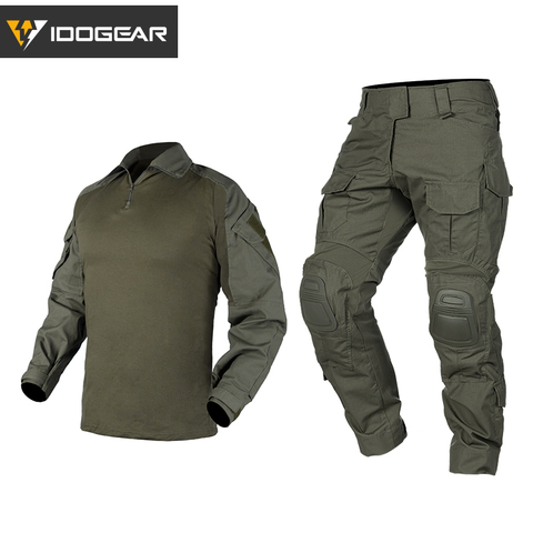 Pantalones de combate tácticos militares para hombre con rodilleras Airsoft  senderismo pantalones camuflaje