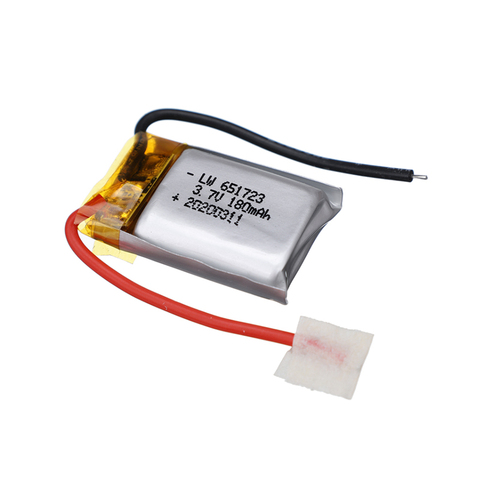 3,7 V batería Lipo de 180mAh para Syma S109G S111G MJXRC X900 X901 Control remoto piezas de repuesto de helicóptero por Control remoto 3,7 V 651723 batería ► Foto 1/5