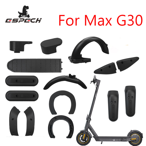 ESPECH eléctrico accesorios para scooter para Ninebot Max G30 fender alta dureza de la cáscara de plástico de varias partes de scooter eléctrico ► Foto 1/6