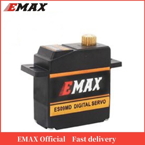 EMAX-Servo de lavado para 450 helicópteros, Servo de doble rodamiento para Dron de carreras con visión en primera persona, ES09MD, regalo ► Foto 1/5