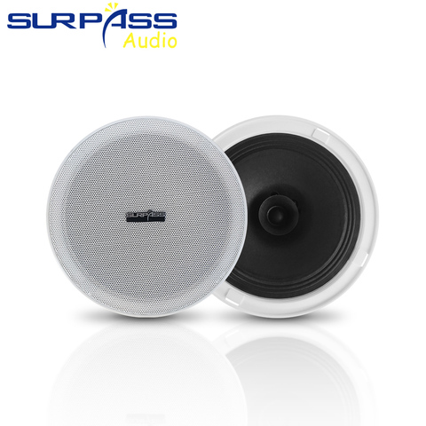 Surpass Audio-sistema de altavoces de sonido envolvente, techo de 6 pulgadas, 8Ohm, para el hogar, música de fondo, Cinem ► Foto 1/6