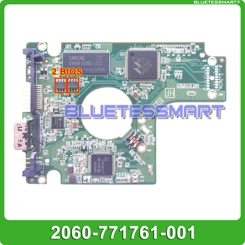 Placa de circuito PCB HDD 2060-771761-001 REV A/P1 para disco duro WD 2,5 SATA Recuperación de Datos de reparación ► Foto 1/5