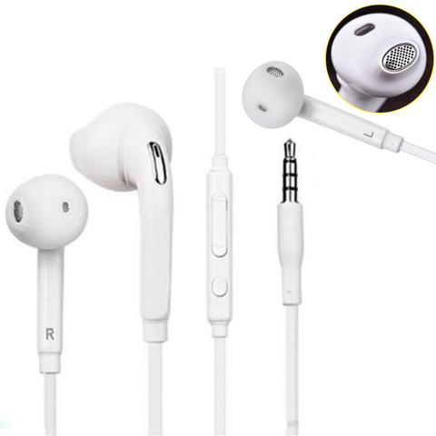 Auriculares intrauditivos estéreo universales de 3,5mm, cascos con cable y cancelación, con micrófono, para Samsung galaxy/S6/s7 edge ► Foto 1/5