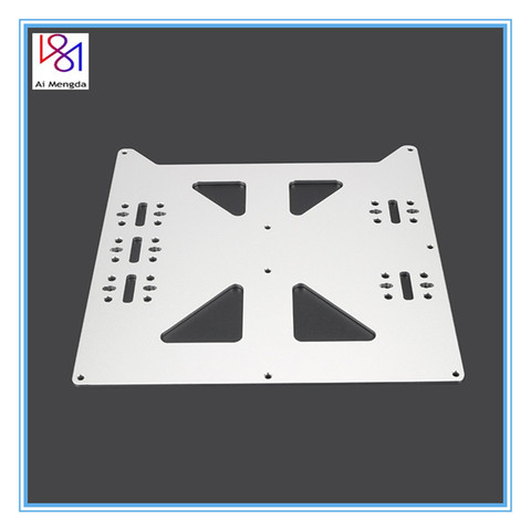 Placa de soporte de cama caliente para impresora 3d Wanhao Prusa I3 Reprap, accesorios de aluminio Y carro V2, actualización de placa anodizada, Diy ► Foto 1/6