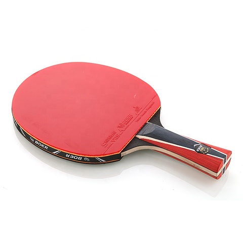1 Uds profesional 6 estrellas raqueta de Ping Pong Tenis de Mesa bate hoja de Ping Pong bate 7-Ply pala de tenis de mesa de Ping-Pong de entrenamiento ► Foto 1/6