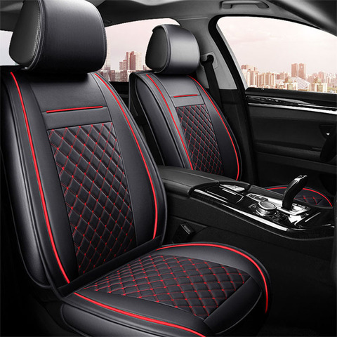 Funda de cuero para asiento de coche para kia rio 3 morning stinger niro cerato 3 carnival mohave sportage 4 optima 2017, funda para cojín de asiento ► Foto 1/6