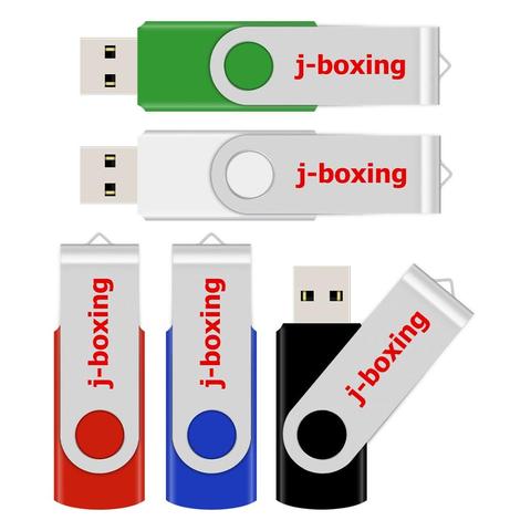 J-Boxeo Pendrive unidad Flash USB de Metal 32GB 64GB disco Flash lápiz de memoria USB Cle USB 16GB a 128GB Dispositivo de almacenamiento para computadora Mac ► Foto 1/6