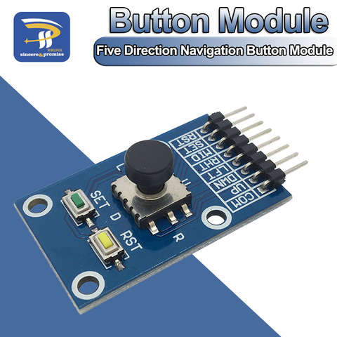 Cinco dirección Botón de navegación para MCU AVR juego 5D palanca independiente teclado para Arduino Joystick para ► Foto 1/6