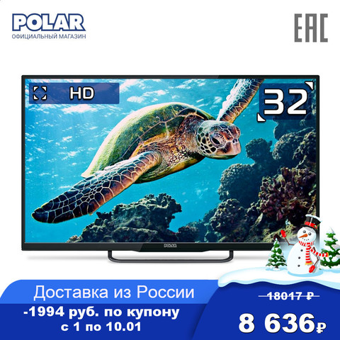 Smart TV POLAR P32L23T2C, electrónica de consumo, equipos de Audio en casa, vídeo, televisor LED HD de 32 pulgadas ► Foto 1/5