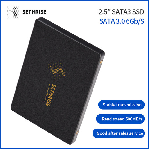 Sethrise-disco duro SSD para ordenador de escritorio unidad de estado sólido de 120G/128G/240G/256G SATA3.0 para escritorio y portátil ► Foto 1/5