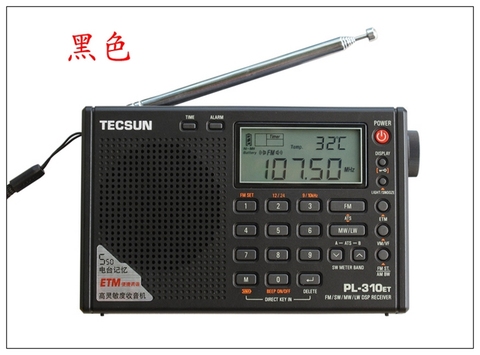 Original Tecsun PL-310ET de banda completa Radio pantalla LED Digital FM/AM/SW/LW Radio Estéreo radiodifusión fuerza de señal ► Foto 1/6