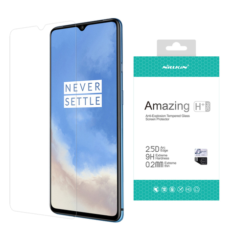 Para OnePlus T 7 vidrio templado Nillkin H + PRO 9H 2.5D 0,2mm Anti-explosión 1 + 1 + T 7 Pantalla de Cristal Protector película para uno más 7T ► Foto 1/6