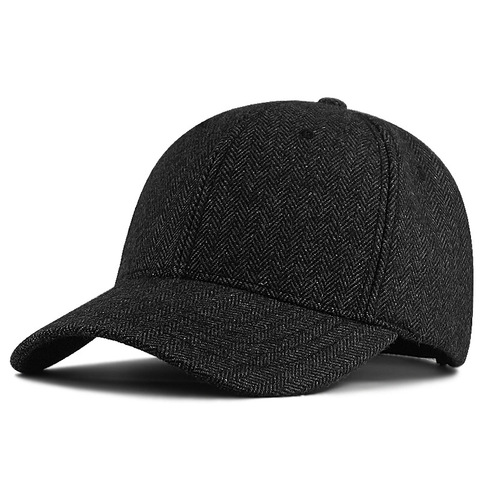 56-60cm 61-68cm hueso grande de los hombres de gran tamaño se gorras de béisbol papá invierno cálido gorra de lana con ajuste trasero hombre oversize gorra de deporte ► Foto 1/6