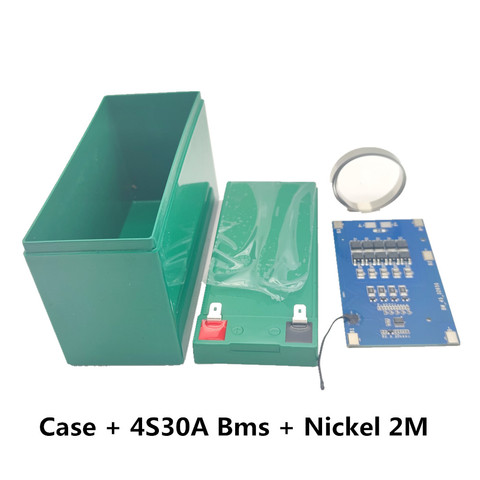 Lifepo4-caja de almacenamiento 4S 30A BMS para fuente de alimentación de 12V, batería Solar sin interrupción, 32650, 32700, 26650, 26700 ► Foto 1/6