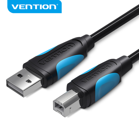 Vention USB 2,0 Cable de impresión USB 2,0 tipo A macho A B macho sincronizar datos escáner USB Cable de impresora 1m 2m para impresora HP Canon Epson ► Foto 1/6