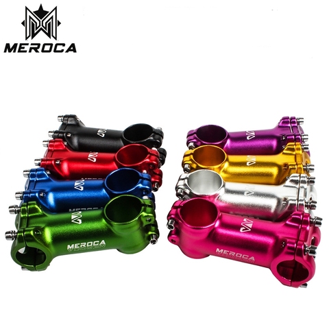 MEROCA-vástago corto para bicicleta, accesorio deslizante de 25,4mm x 60/80/90mm para piezas de bicicleta ► Foto 1/6