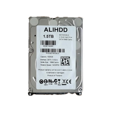 1500GB SATA 2,5 inch 15MM de altura HDD para PC Torre/Server/Mini-ITX/escritorio/máquina de garantía de 1 año ► Foto 1/1