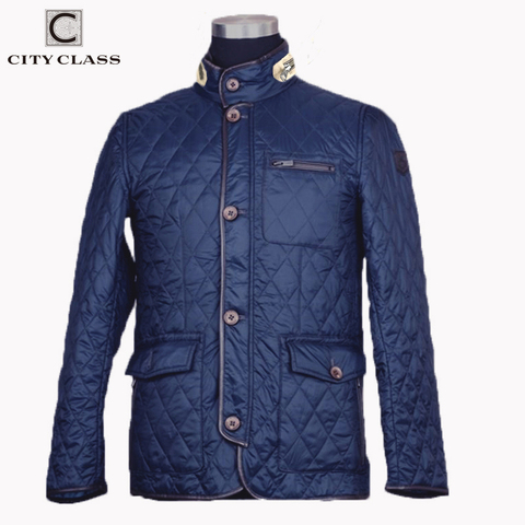 La ciudad de clase 2022 nueva primavera otoño abrigo para hombre chaqueta acolchada de moda Casual de bombardero chaqueta abrigos para hombre 8006 ► Foto 1/6