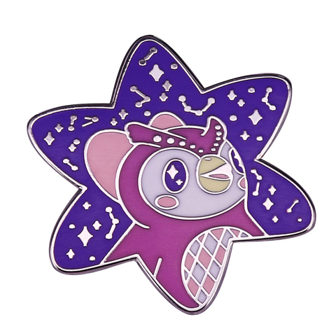 Animal Crossing Celeste-broche de noche estrellada, Wish on a shooting star, muy buena noche para ti ► Foto 1/6