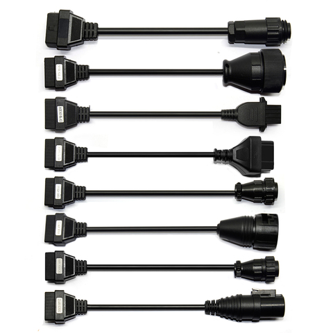 Alta calidad completa 8 camión cables para pro plus / multidiag pro /OBDII herramienta de diagnóstico OBD escáner cables para camión ► Foto 1/6