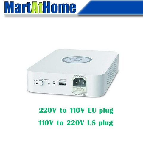 Convertidor de voltaje de CA de 300W, 220V a 100V, 110V, reductor/110V a 220V, carga inalámbrica de viaje, puerto Usb ► Foto 1/6