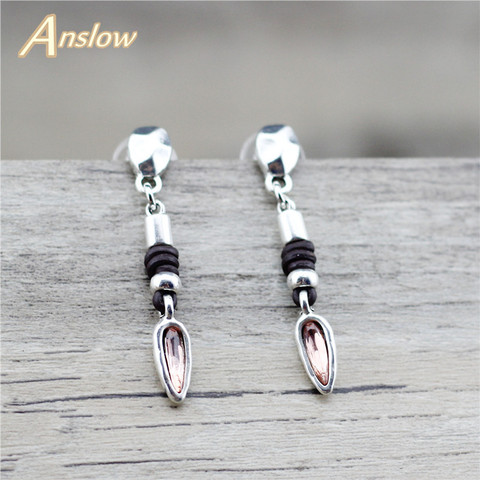 Anslow-pendientes colgantes de granos de café para mujer, joyería Retro, joyería Vintage, regalo de fiesta de boda, LOW0010AE ► Foto 1/6