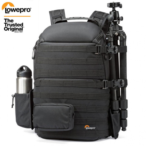 Genuino bolso de hombro Lowepro ProTactic 450 aw, mochila bolsa de cámara SLR para ordenador portátil con cubierta para todo tipo de clima, Lapto de 15,6 pulgadas ► Foto 1/6