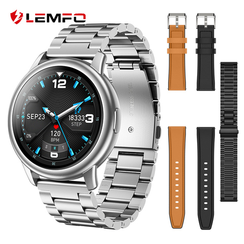 LEMFO LF28 Smartwatch 2022 IP68 impermeable Monitor de ritmo cardíaco reloj deportivo inteligente hombres para Android IOS 30 días PK LS05 ► Foto 1/6