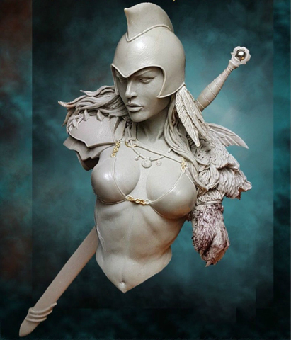 Busto de resina 1/10 para mujer, kit de modelo Guerrero 308 ► Foto 1/1