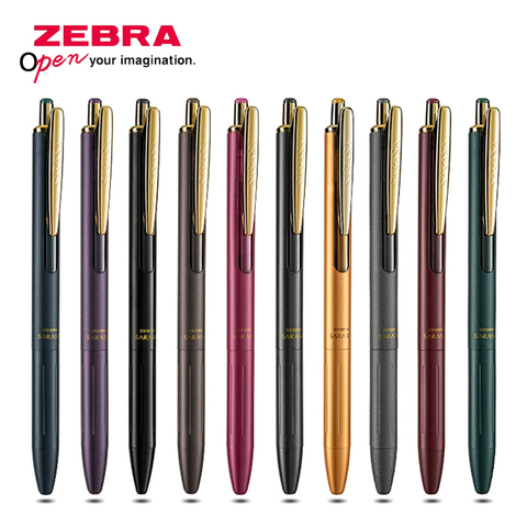 Uds japonés cebra Edición Limitada S Metal Series Retro JJ56 empujar Gel Pen 11 Color plumas JJ56 para los estudiantes ► Foto 1/6