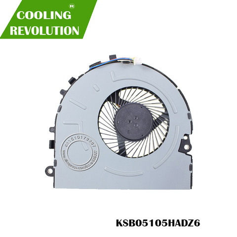 Ventilador de refrigeración Original para HP Pavilion 15-DA 15-da0014TX KSB05105HADZ6 DC5V 0.35A DC28000L6D0 L20473-001 ► Foto 1/2