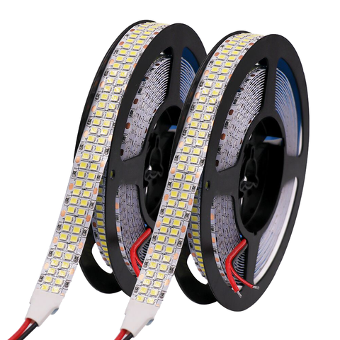 12V 24V LED Luz de tira de 2835 SMD Flexible cinta de luz LED lámpara resistente al agua 5M Led luces LED de cinta de blanco cálido blanco RGB ► Foto 1/6