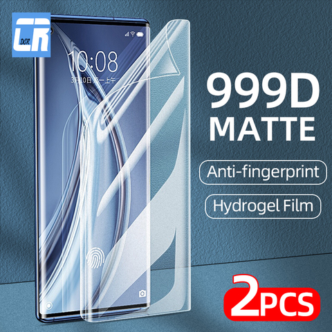 No huella digital mate hidrogel de película para Xiaomi Poco F2 M2 X3 nfc 9t Nota 10 Protector de pantalla Redmi Note 8t K30 5 5 5 6 6 7 Pro película suave ► Foto 1/6