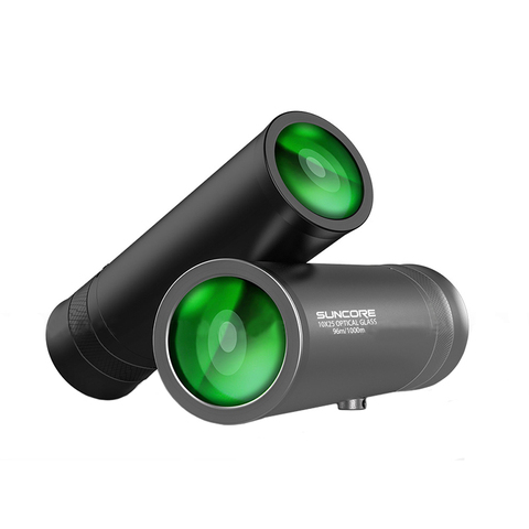 Telescopio Monocular portátil de 10x25 HD, cuerpo totalmente de Metal, con prisma BK4, para exteriores, Camping, senderismo, caza ► Foto 1/5