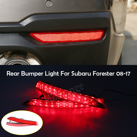 Parachoques trasero luz para Subaru Forester 2008-2017 luces DRL Luz de niebla parachoques Reflector Luz de niebla de la lámpara ► Foto 1/6