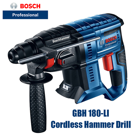 BOSCH GBH 180-LI-martillo sin escobillas de litio, multifuncional, 18V, taladro de percusión, taladro eléctrico (metal desnudo) ► Foto 1/6