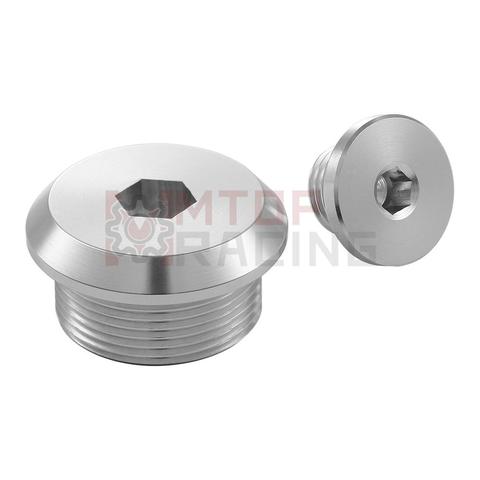 Par 30mm 14mm motor tapas para Honda NT650 NC700 CTX700 CG125 CBF500 CB500 CB1100 CB1300 XRV750 XRV650 del cárter del cigüeñal de tornillo ► Foto 1/6