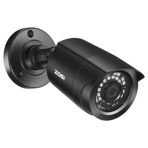 ZOSI 1080P HD-TVI cámara de seguridad CCTV, lente de 3,6mm 24 LEDs IR, visión nocturna de 65 pies, cámara de vigilancia a prueba de ruedas al aire libre ► Foto 1/6