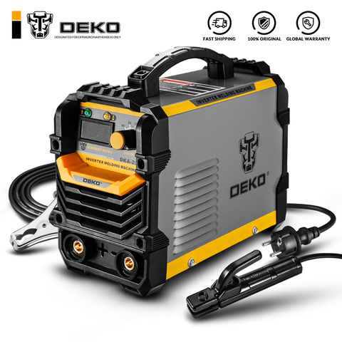 DEKO-máquina de soldadura eléctrica, DKA-200Y, 4.1KVA, 220V, MMA, soldador para trabajo de soldadura en el hogar ► Foto 1/4