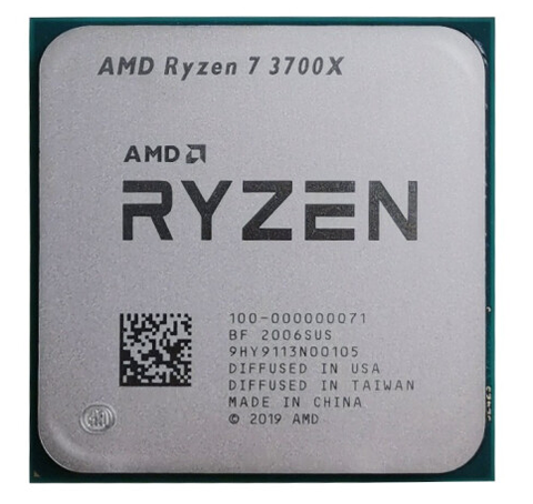 AMD-procesador de CPU AMD Ryzen 7 3700X R7 3700X 3,6 GHz, ocho núcleos, Sixteen hilos, 7NM L3 = 32M, 100-000000071 Socket AM4, nuevo pero sin ventilador ► Foto 1/1