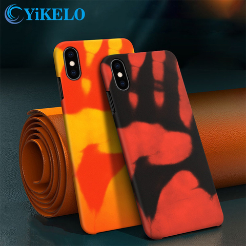 Calor térmico de funda de teléfono para Xiaomi Mi Redmi Note 4 4X 5 5 5 6 6 7 8 8T 9 9S Pro 9T A3 4A 5A 6A 7A 8A Sensor cubierta Coque ► Foto 1/6