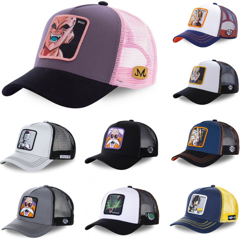 Nueva marca de Anime de dibujos animados todos los estilos Snapback Gorra de béisbol de algodón de las mujeres de los hombres de Hip Hop papá de malla camionero sombrero Dropshipping. Exclusivo. ► Foto 1/1