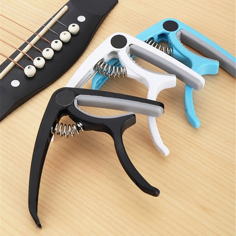 Capo de Guitarra de plástico para 6 cuerdas, abrazadera de afinación acústica clásica, piezas de Guitarra Accesorios para Instrumentos Musicales ► Foto 1/6