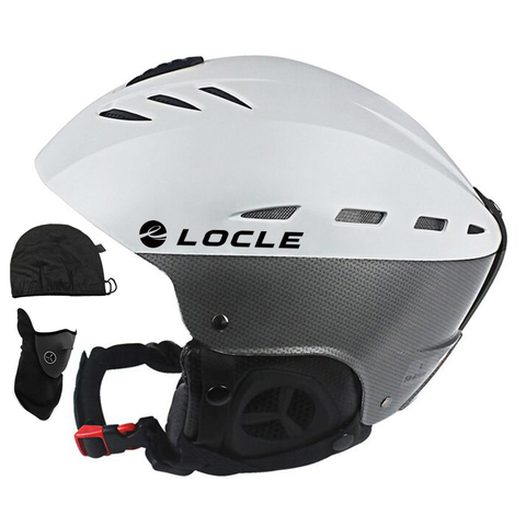 LOCLE-casco de esquí profesional para hombre, mujer y niño, para Skateboard, esquí ► Foto 1/6