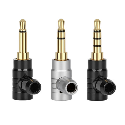 Adaptador de Audio Jack 3,5 Mono 2/3/4 Pole, Conector de cobre chapado en oro para auriculares, Mini conector para soldadura, conectores de altavoz, enchufes macho de 3,5mm ► Foto 1/1